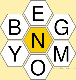 NYT Spelling Bee Answers for November 1, 2018