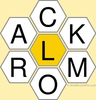 Spelling Bee "Hive" Board for August 31, 2019 Spelling Bee "Hive" Board for August 31, 2019