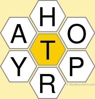Spelling Bee "Hive" Board for September 23, 2020 Spelling Bee "Hive" Board for September 23, 2020