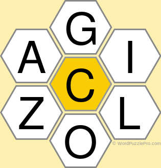 Spelling Bee "Hive" Board for September 24, 2020 Spelling Bee "Hive" Board for September 24, 2020