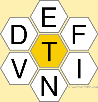 Spelling Bee "Hive" Board for October 28, 2020 Spelling Bee "Hive" Board for October 28, 2020
