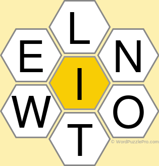 Spelling Bee "Hive" Board for October 29, 2020 Spelling Bee "Hive" Board for October 29, 2020