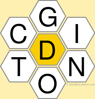 Spelling Bee "Hive" Board for November 6, 2020 Spelling Bee "Hive" Board for November 6, 2020