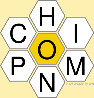 Spelling Bee "Hive" Board for December 5, 2020 Spelling Bee "Hive" Board for December 5, 2020