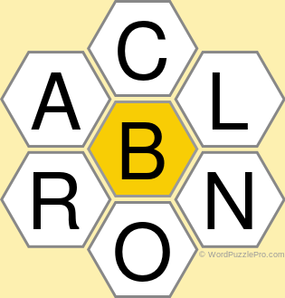 Spelling Bee "Hive" Board for March 30, 2021 Spelling Bee "Hive" Board for March 30, 2021