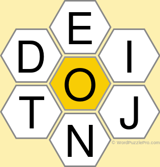 Spelling Bee "Hive" Board for April 3, 2021 Spelling Bee "Hive" Board for April 3, 2021