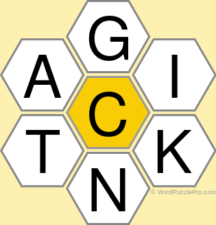 Spelling Bee "Hive" Board for April 29, 2021 Spelling Bee "Hive" Board for April 29, 2021