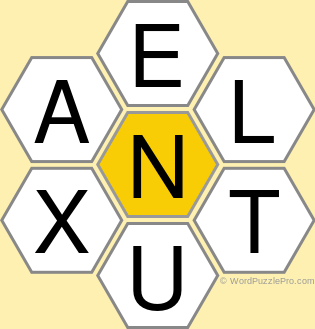 Spelling Bee "Hive" Board for April 30, 2021 Spelling Bee "Hive" Board for April 30, 2021