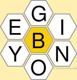 Spelling Bee "Hive" Board for June 2, 2021 Spelling Bee "Hive" Board for June 2, 2021