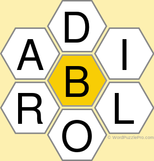 Spelling Bee "Hive" Board for June 22, 2021 Spelling Bee "Hive" Board for June 22, 2021