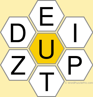 Spelling Bee "Hive" Board for June 27, 2021 Spelling Bee "Hive" Board for June 27, 2021