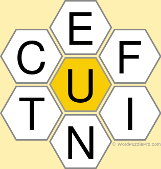 Spelling Bee "Hive" Board for September 26, 2021 Spelling Bee "Hive" Board for September 26, 2021