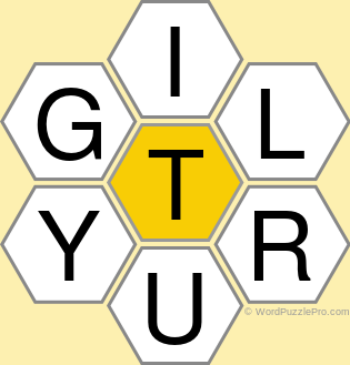 Spelling Bee "Hive" Board for October 29, 2021 Spelling Bee "Hive" Board for October 29, 2021