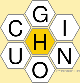 Spelling Bee "Hive" Board for October 30, 2021 Spelling Bee "Hive" Board for October 30, 2021