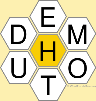 Spelling Bee "Hive" Board for November 13, 2021 Spelling Bee "Hive" Board for November 13, 2021