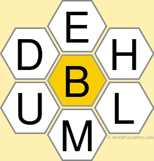Spelling Bee "Hive" Board for November 18, 2021 Spelling Bee "Hive" Board for November 18, 2021
