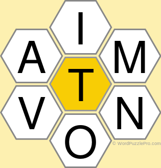 Spelling Bee "Hive" Board for November 29, 2021 Spelling Bee "Hive" Board for November 29, 2021