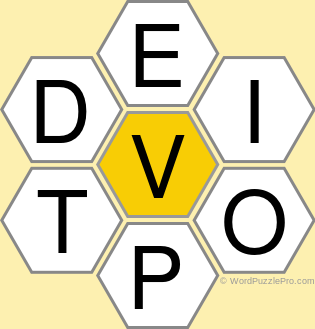 Spelling Bee "Hive" Board for December 17, 2021 Spelling Bee "Hive" Board for December 17, 2021