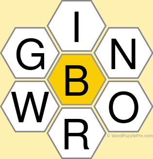 Spelling Bee "Hive" Board for December 18, 2021 Spelling Bee "Hive" Board for December 18, 2021