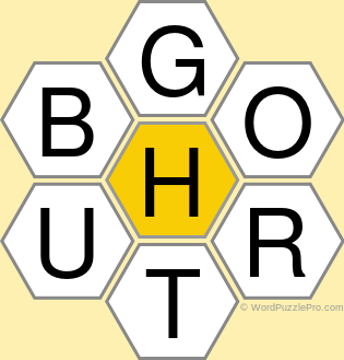 Spelling Bee "Hive" Board for December 19, 2021 Spelling Bee "Hive" Board for December 19, 2021