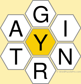 Spelling Bee "Hive" Board for December 28, 2021 Spelling Bee "Hive" Board for December 28, 2021