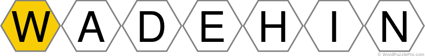 Spelling Bee "Hive" Board for December 30, 2021