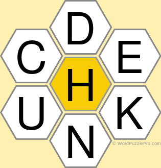 Spelling Bee "Hive" Board for January 16, 2022 Spelling Bee "Hive" Board for January 16, 2022