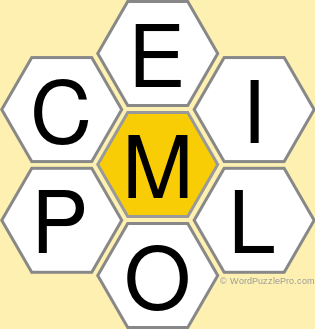 Spelling Bee "Hive" Board for February 2, 2022 Spelling Bee "Hive" Board for February 2, 2022