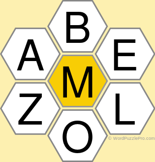 Spelling Bee "Hive" Board for February 11, 2022 Spelling Bee "Hive" Board for February 11, 2022
