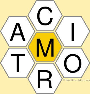 Spelling Bee "Hive" Board for March 9, 2022 Spelling Bee "Hive" Board for March 9, 2022