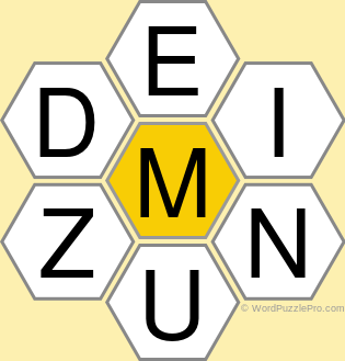 Spelling Bee "Hive" Board for March 12, 2022 Spelling Bee "Hive" Board for March 12, 2022