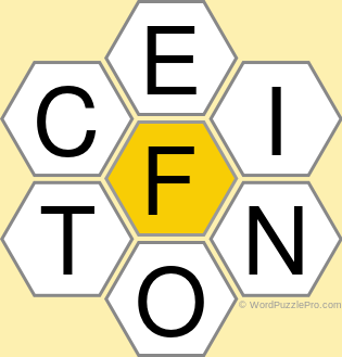 Spelling Bee "Hive" Board for April 27, 2022 Spelling Bee "Hive" Board for April 27, 2022