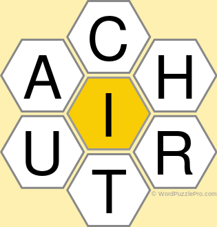 Spelling Bee "Hive" Board for May 16, 2022 Spelling Bee "Hive" Board for May 16, 2022