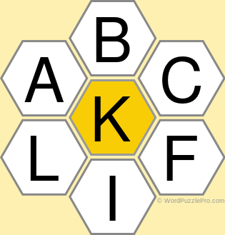 Spelling Bee "Hive" Board for May 17, 2022 Spelling Bee "Hive" Board for May 17, 2022