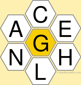 Spelling Bee "Hive" Board for June 15, 2022 Spelling Bee "Hive" Board for June 15, 2022