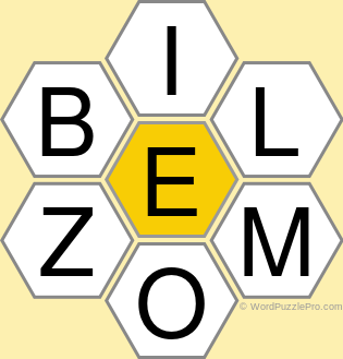 Spelling Bee "Hive" Board for June 22, 2022 Spelling Bee "Hive" Board for June 22, 2022