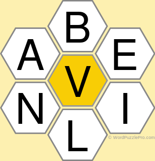 Spelling Bee "Hive" Board for June 30, 2022 Spelling Bee "Hive" Board for June 30, 2022