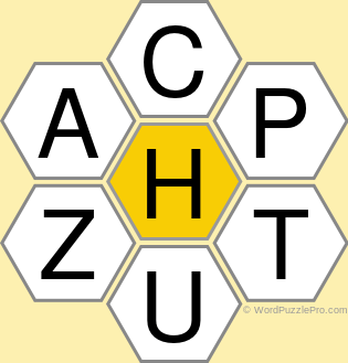 Spelling Bee "Hive" Board for July 6, 2022 Spelling Bee "Hive" Board for July 6, 2022