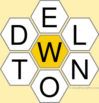 Spelling Bee "Hive" Board for July 9, 2022 Spelling Bee "Hive" Board for July 9, 2022