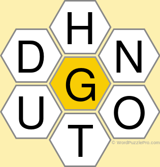 Spelling Bee "Hive" Board for August 12, 2022 Spelling Bee "Hive" Board for August 12, 2022