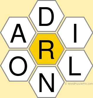 Spelling Bee "Hive" Board for September 7, 2022 Spelling Bee "Hive" Board for September 7, 2022