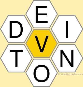 Spelling Bee "Hive" Board for September 11, 2022 Spelling Bee "Hive" Board for September 11, 2022