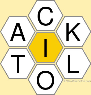 Spelling Bee "Hive" Board for September 13, 2022 Spelling Bee "Hive" Board for September 13, 2022