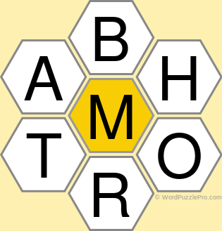 Spelling Bee "Hive" Board for September 20, 2022 Spelling Bee "Hive" Board for September 20, 2022