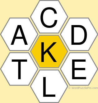 Spelling Bee "Hive" Board for September 25, 2022 Spelling Bee "Hive" Board for September 25, 2022