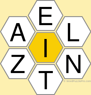 Spelling Bee "Hive" Board for September 29, 2022 Spelling Bee "Hive" Board for September 29, 2022