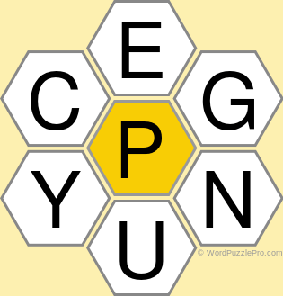 Spelling Bee "Hive" Board for October 2, 2022 Spelling Bee "Hive" Board for October 2, 2022
