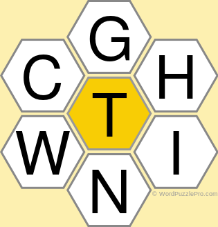 Spelling Bee "Hive" Board for October 10, 2022 Spelling Bee "Hive" Board for October 10, 2022