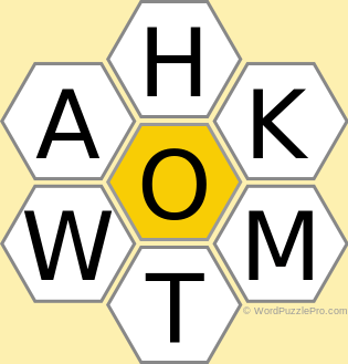 Spelling Bee "Hive" Board for October 15, 2022 Spelling Bee "Hive" Board for October 15, 2022