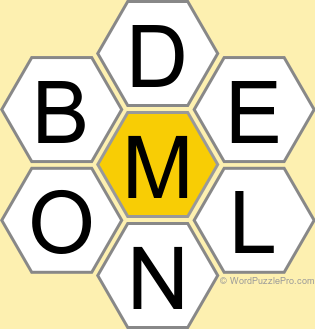 Spelling Bee "Hive" Board for November 1, 2022 Spelling Bee "Hive" Board for November 1, 2022